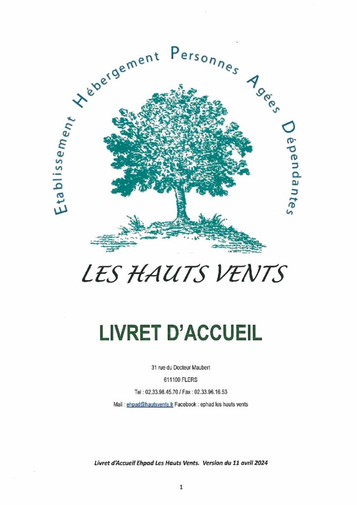 livret d’accueil